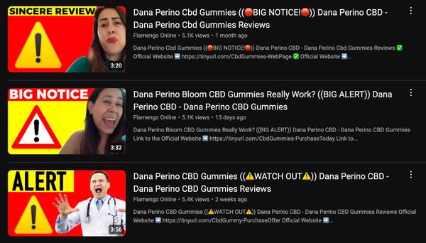 YouTube: 'Dana Perino CBD' Scam Videos Promising Dementia Treatment Don't Break the Rules