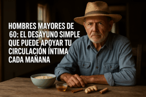 Hombres mayores de 60: el desayuno simple que puede apoyar tu circulación íntima cada mañana