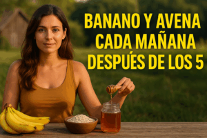 Qué pasa si comes banano y avena cada mañana después de los 50: el efecto que pocos hombres conocen