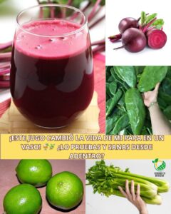¡Este Jugo Milagroso Transformó la Vida de Mi Papá en Solo un Vaso! 🍹🌿