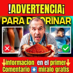 Sólo 1 Especia para Detener la Micción Frecuente por la Noche