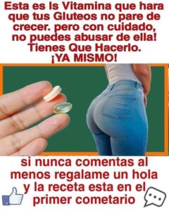 Esta es la Vitamina que Hará que tus Glúteos No Paren de Crecer IMG_7260