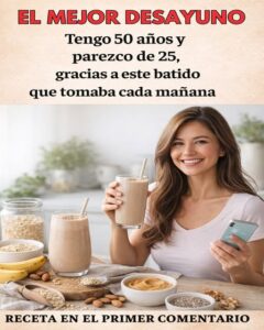 El batido rejuvenecedor que te ayuda a verte y sentirte hasta 20 años más joven