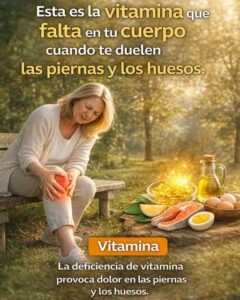 La Vitamina Esencial que Podría Aliviar el Dolor en Piernas y Huesos