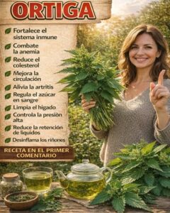 La llaman “la planta de la eterna juventud”: la ortiga y su poder escondido La llaman “la planta de la eterna juventud”: la ortiga y su poder escondido