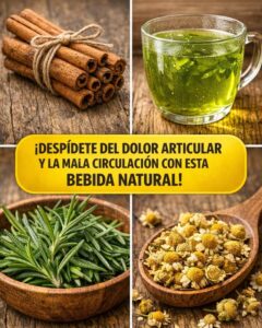 Receta Milagrosa de Manzanilla, Romero y Canela para la Artritis y la Mala Circulación