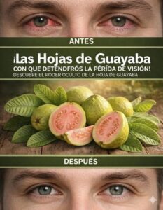 👁️ Remedios naturales con hojas de guayaba para ojos rojos y cansados
