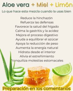 Aloe Vera, Miel y Limón: El Milagro Natural que Limpia, Sana y Rejuvenece Tu Cuerpo