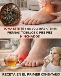 Té natural para piernas hinchadas: el ritual de 7 días que muchos subestiman
