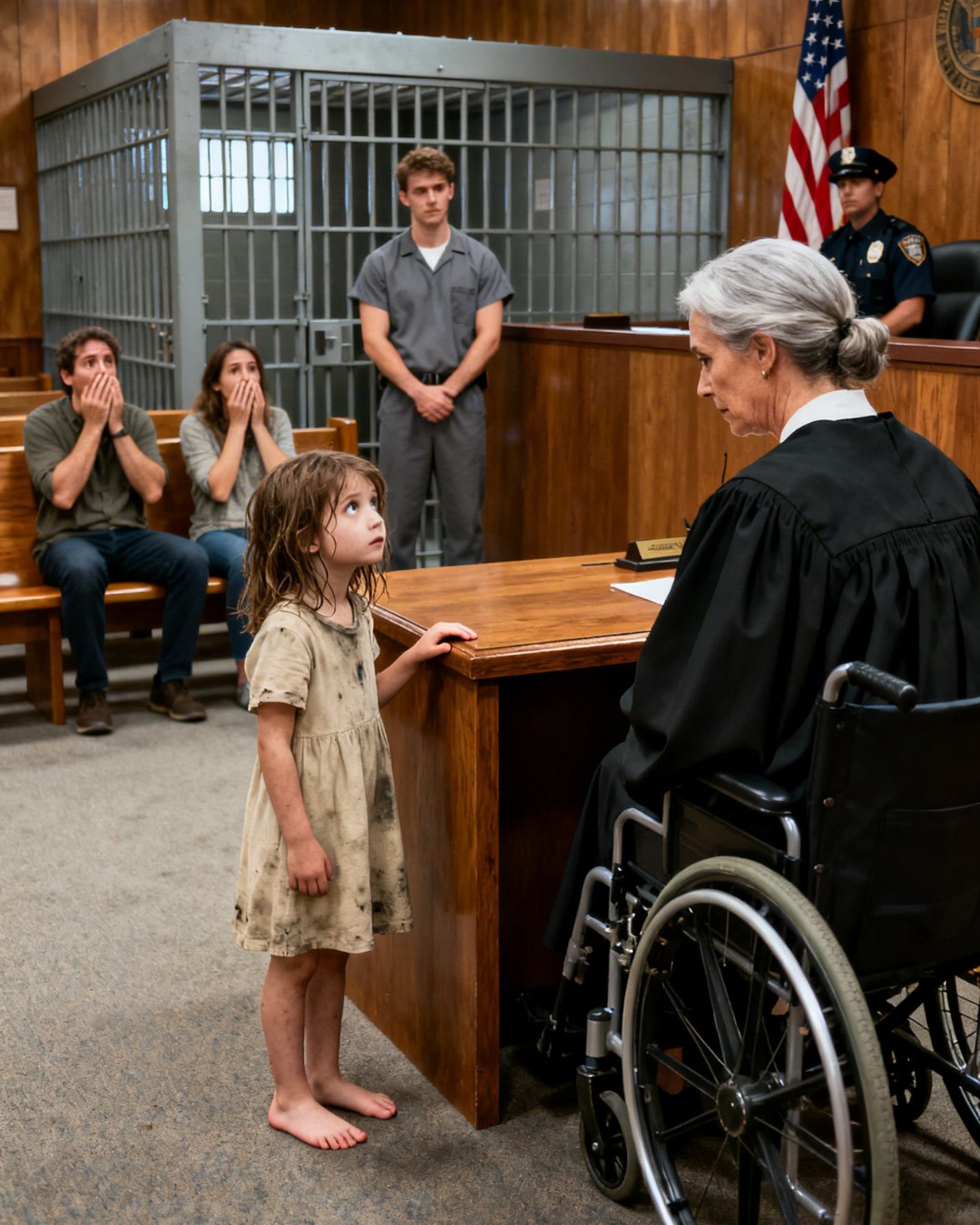 Niña pobre le dice a un juez paralizado: “Libera a mi papá y te curaré”