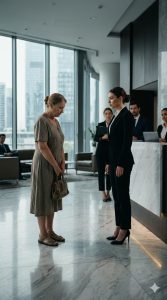 La secretaria humilló a una mujer humilde… sin saber que era la madre del dueño IMG_1801