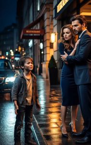 Niño de la calle salva a un millonario: la noche en que una advertencia cambió todo