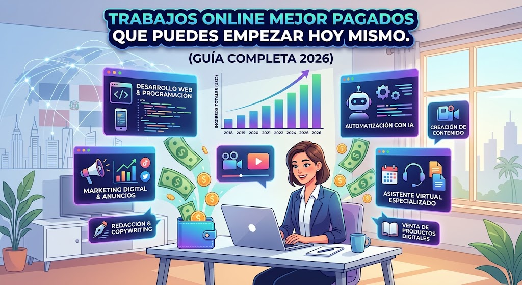 Trabajos online mejor pagados