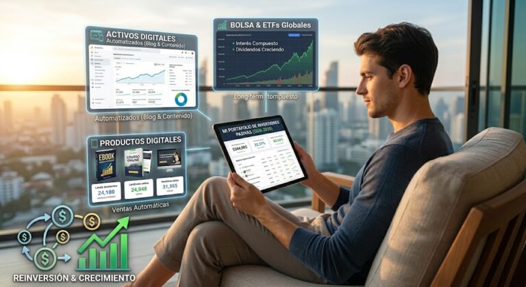 Cómo invertir dinero desde cero y generar ingresos pasivos (Guía completa 2026)