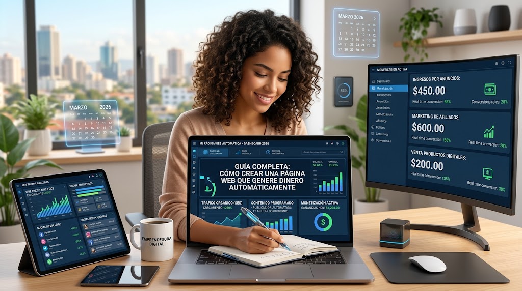 Crear web para ganar dinero