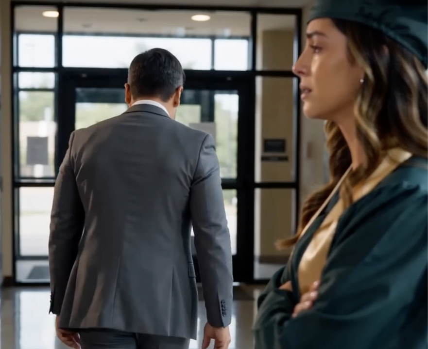Padre llegó a graduación de su hija y ella le recordó su abandono